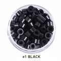 Micro Beads 5mm Silicone Lined for Hair Extensions 500 Pcs