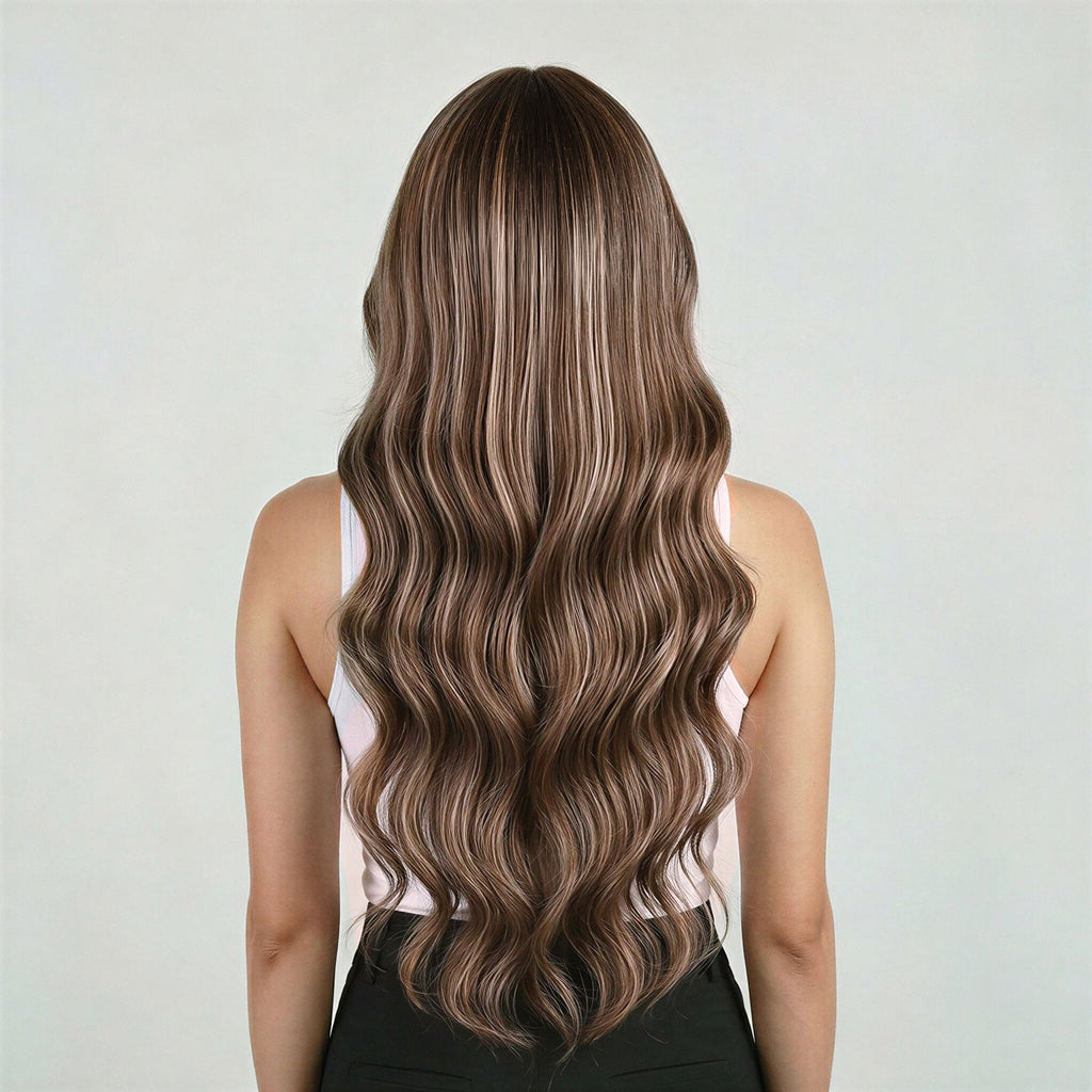 Keratin Bond Hair Extensions #2/16 Dark Brown Natural Blonde