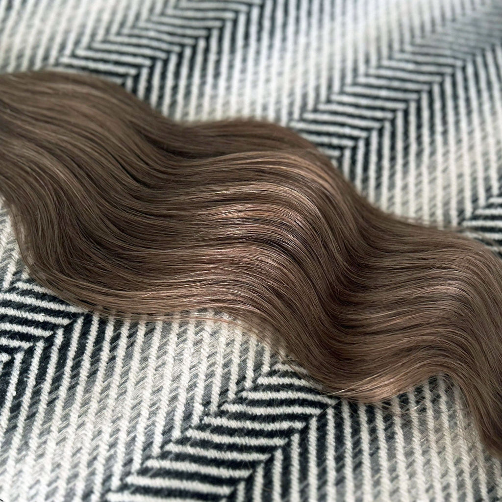 Weft Hair Extensions #8 Cinnamon Brown