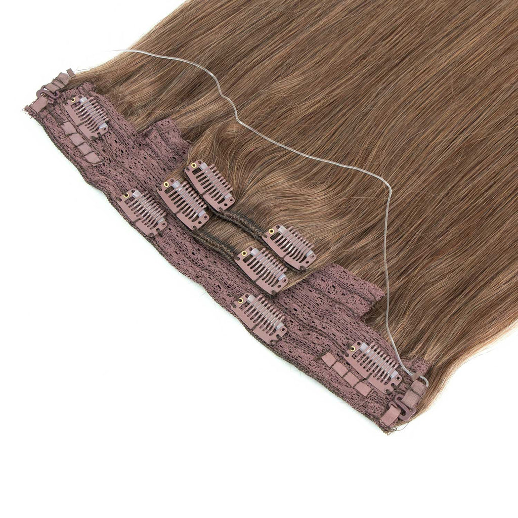 Halo Hair Extensions #8 Cinnamon Brown
