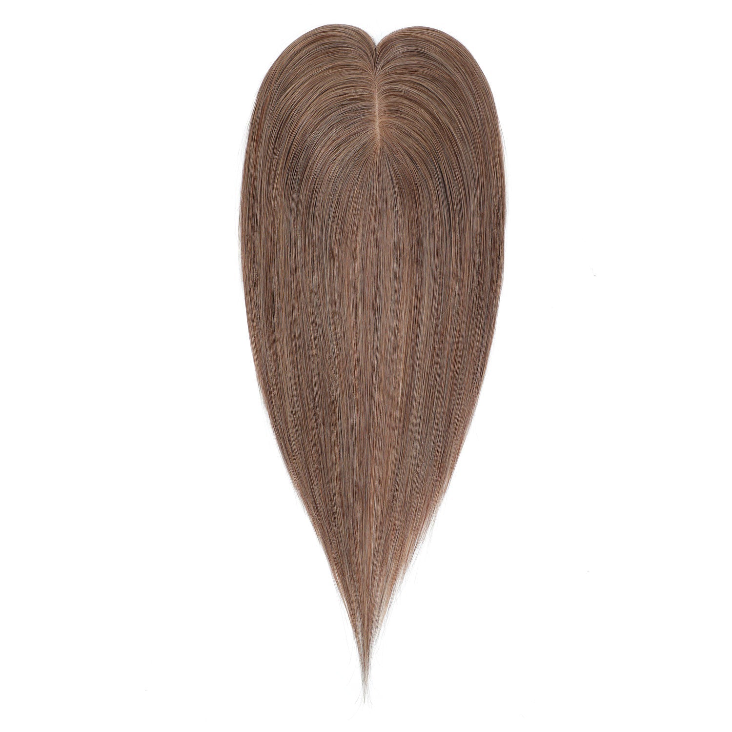Human Hair Topper #8a Ash Brown