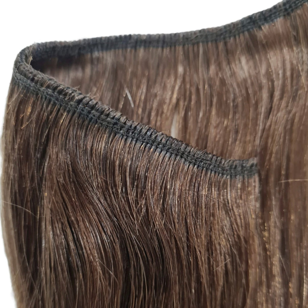 Weft Hair Extensions #8 Cinnamon Brown