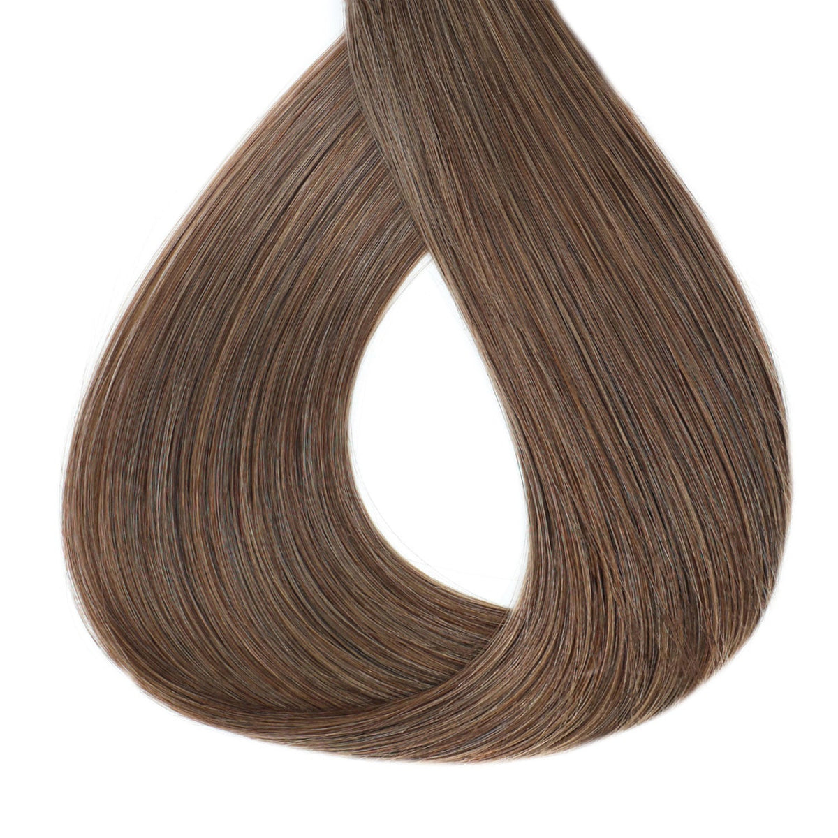 Weft Hair Extensions #8 Cinnamon Brown