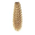 Weft Curly Hair Extensions 3B #22 Sandy Blonde