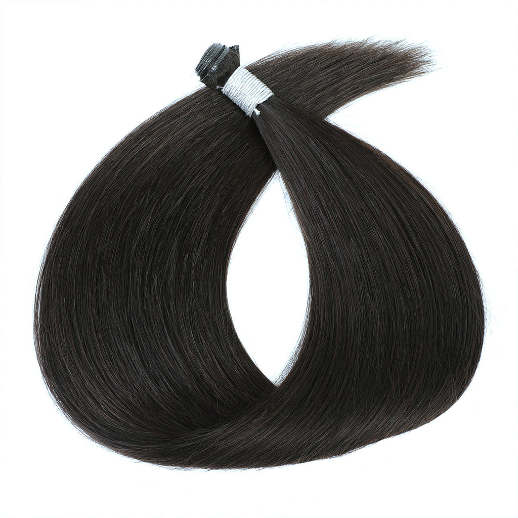 Genius Weft Hair Extensions   #1b Natural Black