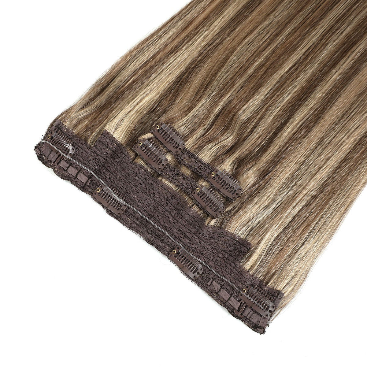 Halo Hair Extensions #8/22 Cinnamon Brown Sandy Blonde Mix