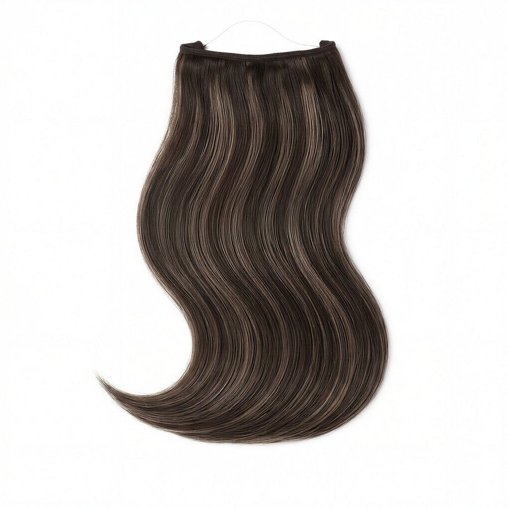 Halo Hair Extensions #2c/8a Chocolate and Ash Brown Mix