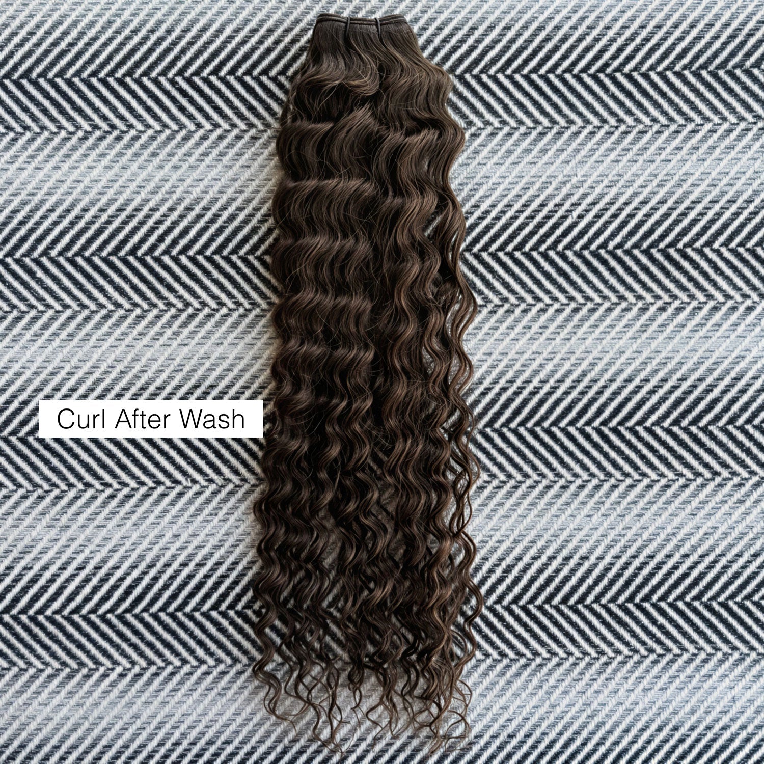 Weft Curly Hair Extensions 3B #22 Sandy Blonde