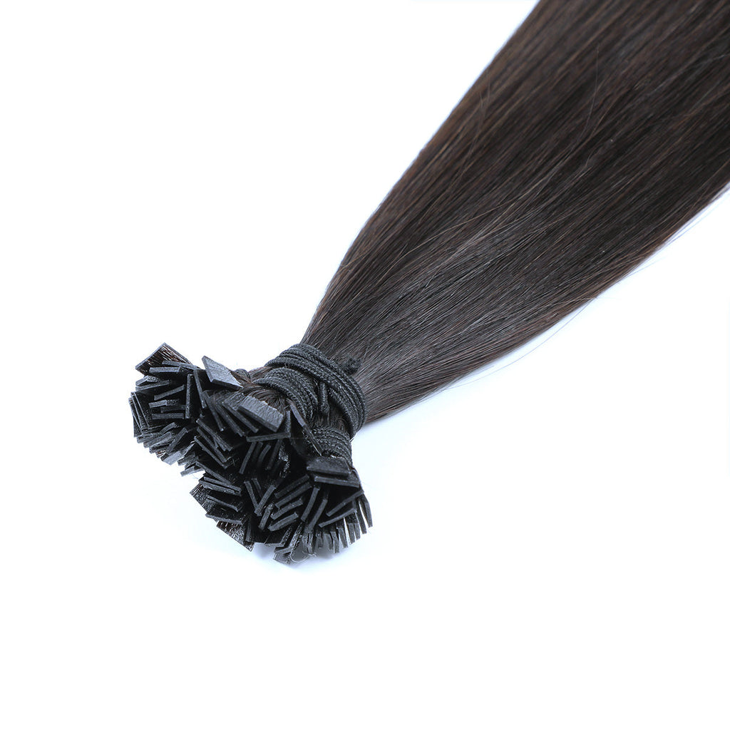 Micro Keratin Bonds #1b Natural Black Flat Tip