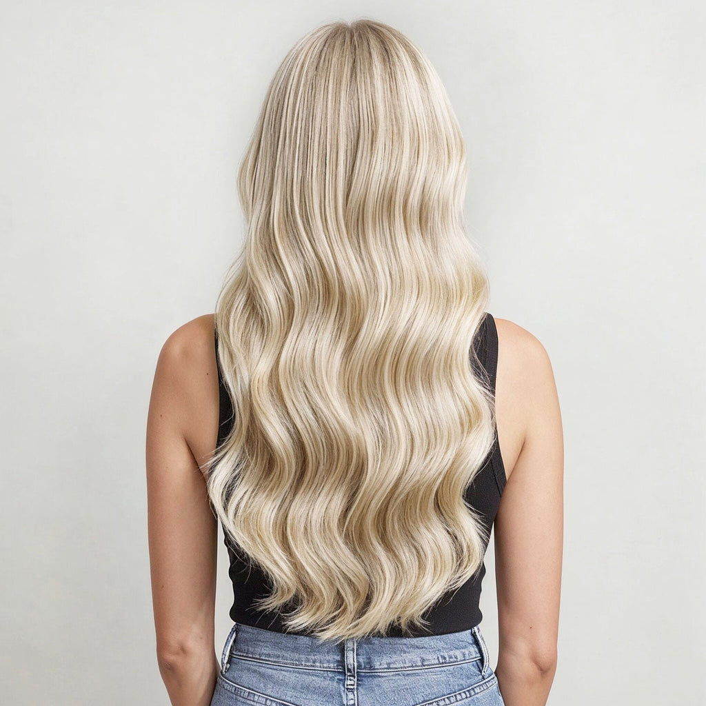 Halo Hair Extensions #18a/1001 Ash Blonde Mix