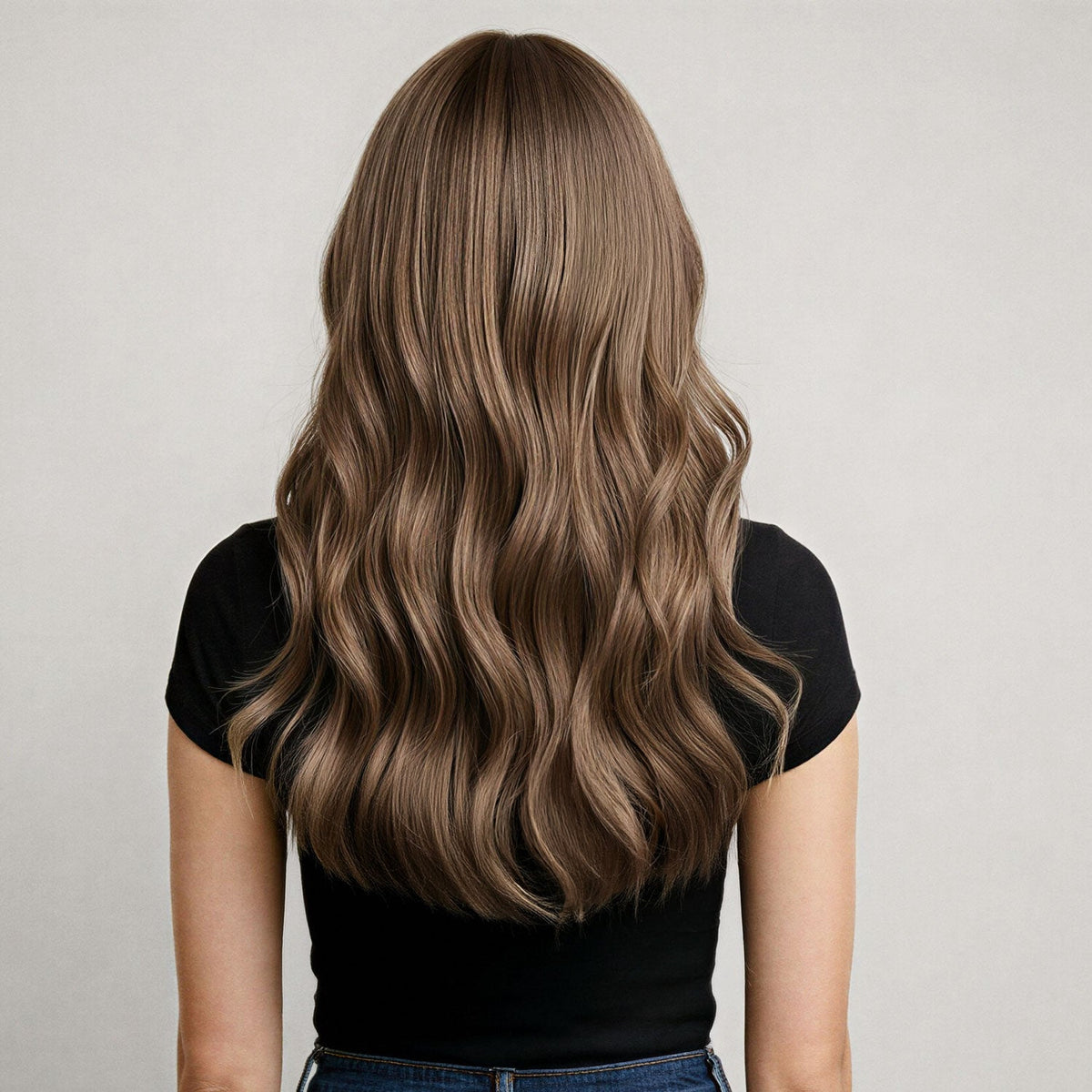 Weft Hair Extensions #8 Cinnamon Brown