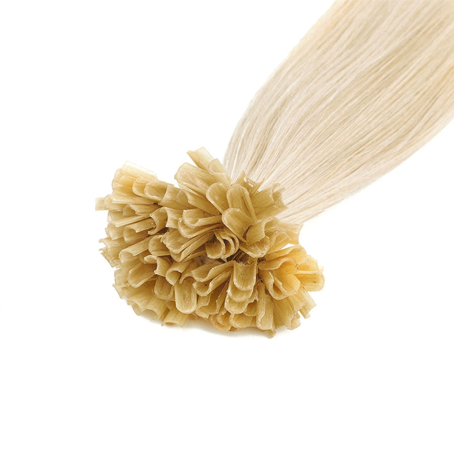 Keratin Bond Hair Extensions #60b Vanilla Blonde