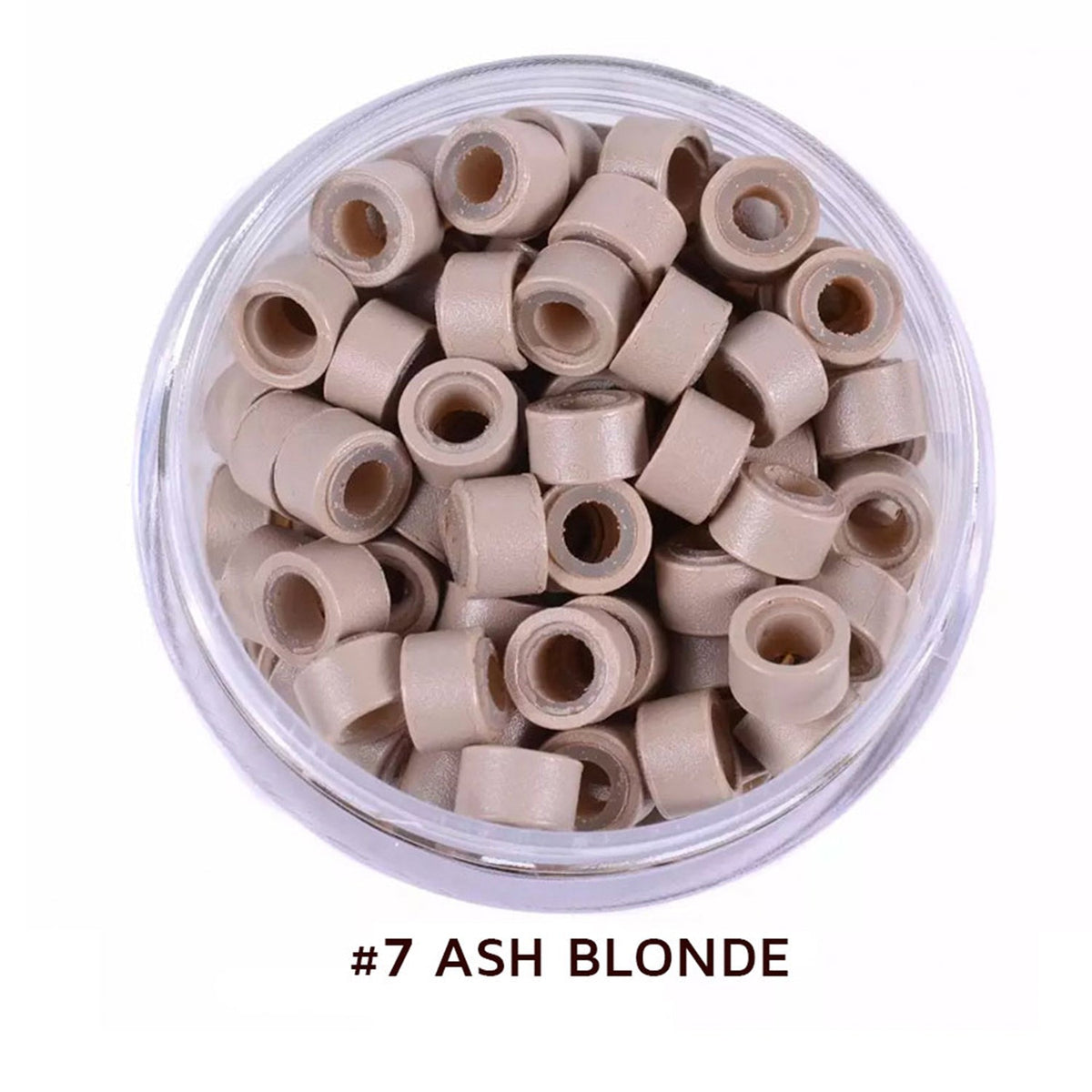 Micro Beads 5mm Silicone Lined for Hair Extensions 500 Pcs