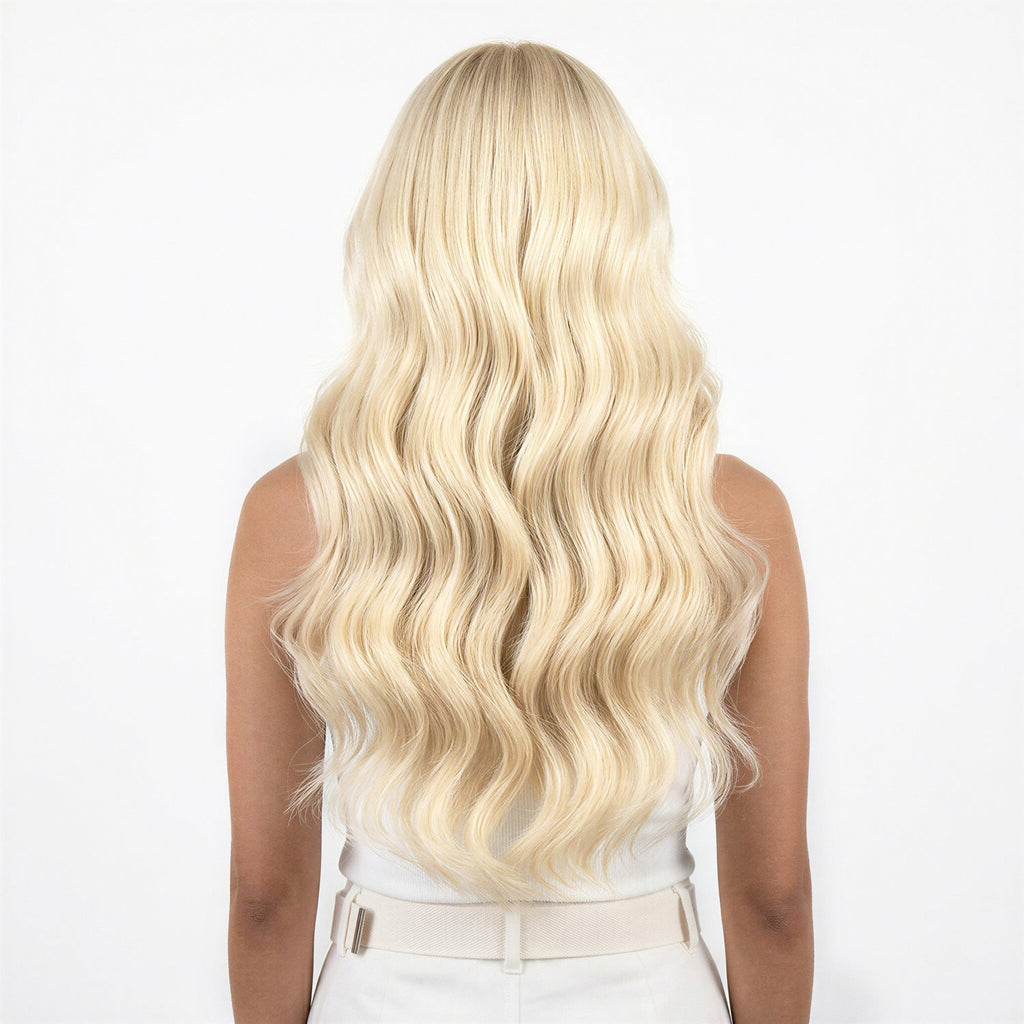 Keratin Bond Hair Extensions #60b Vanilla Blonde